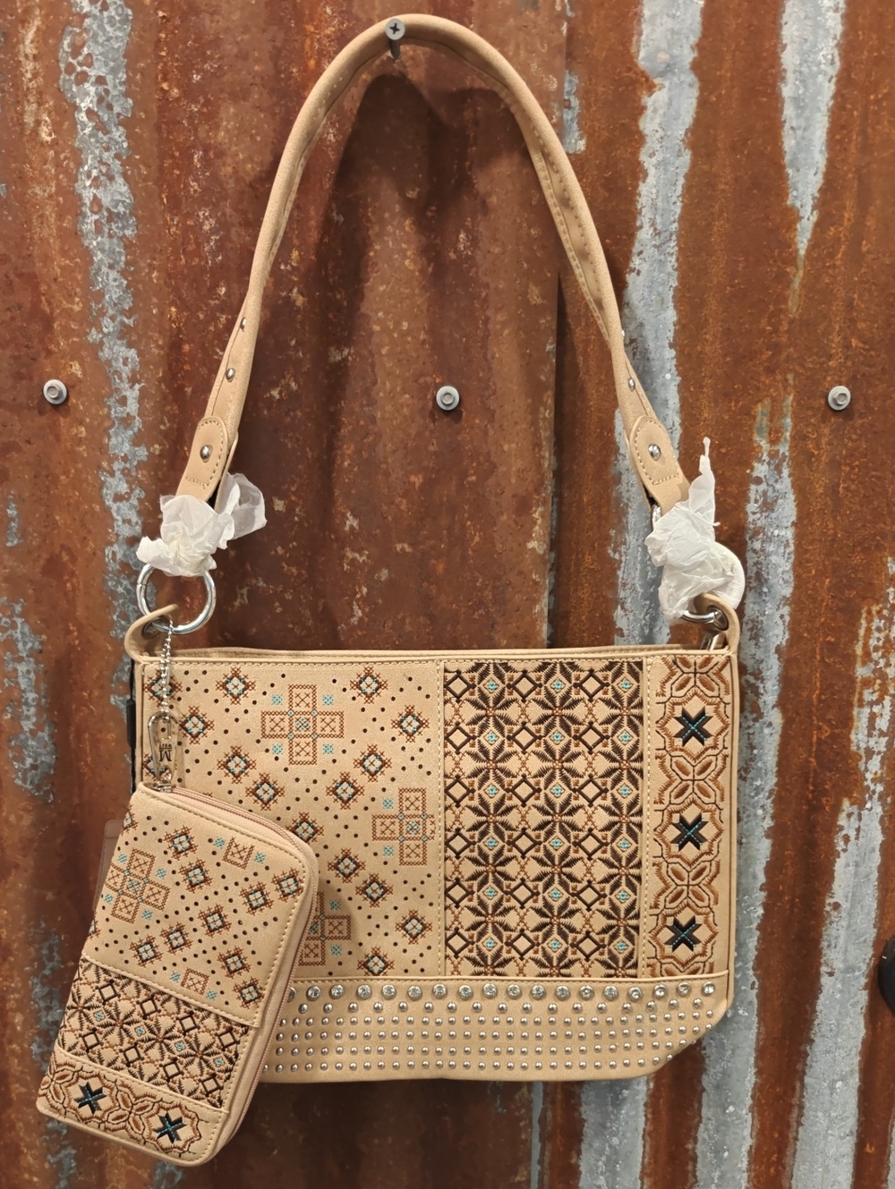 Montana West Handbag And Wallet Set